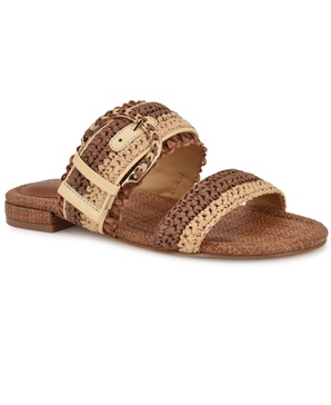 Women's Sameey Woven Slip-On Flat Sandals