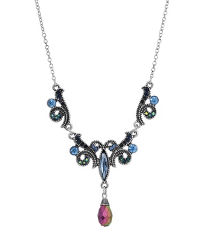 Multi AB Stone Necklace