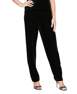 Women's Velvet Slim-Leg Pants