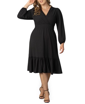 Plus Size Portia Long Sleeve Dress