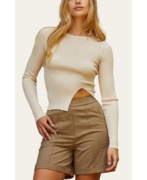 Women's Darcie Front Split Knit Top