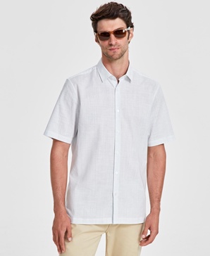 Men's Lenny Maze Short-Sleeve Shirt, Created for Macy's