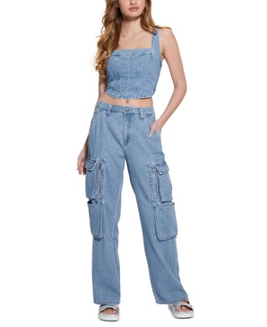 Women's Neil Denim Bustier Top