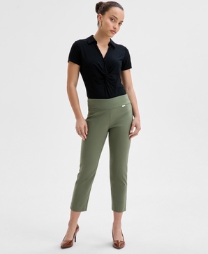 Petite Mid-Rise Crop Pants, Created for Macy's
