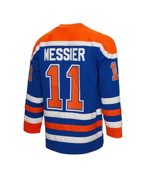 Men's Mark Messier Royal Edmonton Oilers 1986 Blue Line Player Jersey