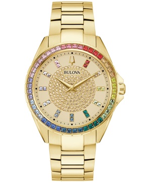 Men's Classic Phantom Gold-Tone Stainless Steel Bracelet Watch 40mm