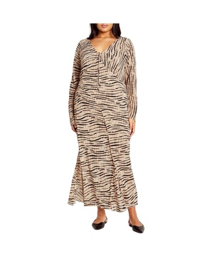Plus Size Anthea Print Maxi Dress
