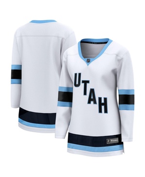Women's White Utah Hockey Club Away Premier Breakaway Jersey