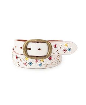 Women's Blossom Leather Belt