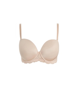 Plus Size Smooth & Chic T-Shirt Bra - latte