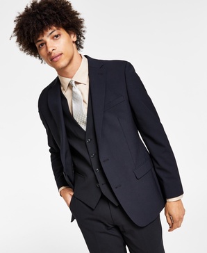 Men's Slim-Fit Wool Suit Jacket, Created for Macy's 