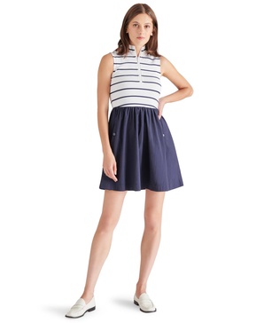 Women's Lyon Striped Fit & Flare Mini Dress