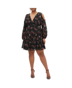 Plus Size Maria Print Dress