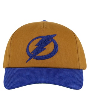 Men's Tan/Blue Tampa Bay Lightning Burnett Adjustable Hat