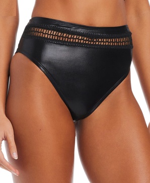 Women's Midnight Boho High-Rise Bikini Bottoms, Exclusively at Macy's