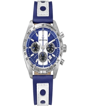 Women's Jordan Chronograph Multifunctional Cobra Blue Leather Strap Watch, 40mm