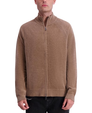 Men's Chenille Full Zip Sweater