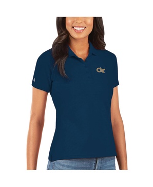 Women's Navy Georgia Tech Yellow Jackets Legacy Pique Polo Shirt