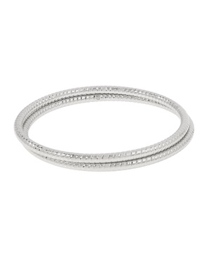 Textured Bangle Bracelet Set
