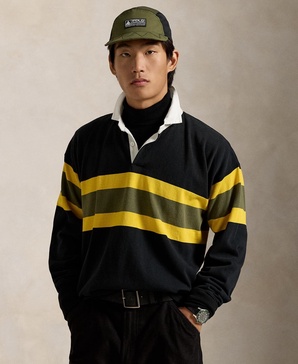 Men's Classic-Fit Jersey Rugby Shirt