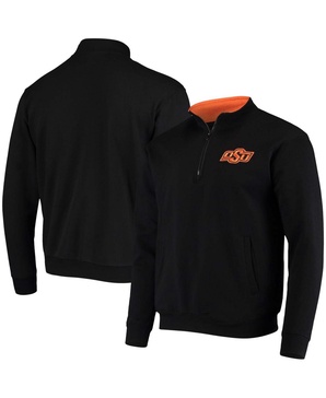 Men's Black Oklahoma State Cowboys Tortugas Logo Quarter-Zip Jacket
