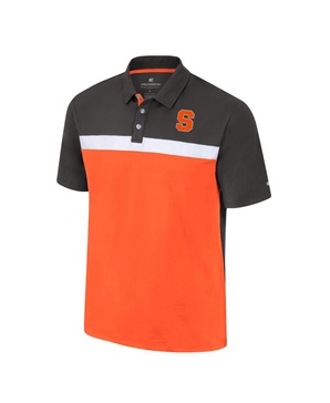 Men's Charcoal Syracuse Orange Two Yutes Polo Shirt