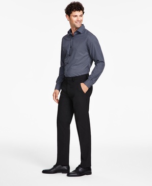 Men's Slim-Fit Stretch Solid Suit Pants, Created for Macy's 