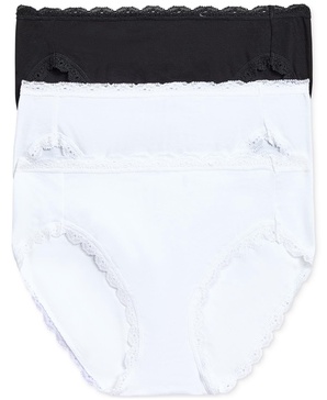 Women's 3-Pk. Inspired Eyelet Hi-Leg Underwear 970319