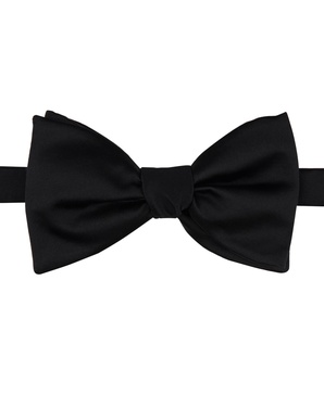 Men's Oversized Satin Solid Bow Tie, Created for Macy's 