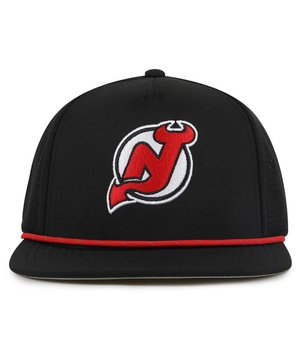 Men's Black New Jersey Devils Buxton Pro Tech Adjustable Hat