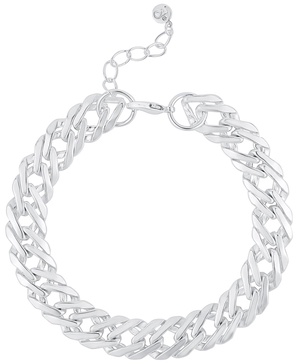 High Polished Moveable Link Bracelet in Fine Silver Plated