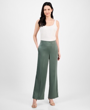 Women's Pull-On High-Rise Wide-Leg Pants