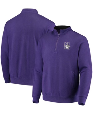 Men's Purple Northwestern Wildcats Tortugas Logo Quarter-Zip Jacket