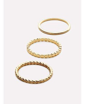- Gold Ring Set - Adrianna Set