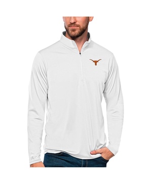 Men's White Texas Longhorns Tribute Quarter-Zip Top