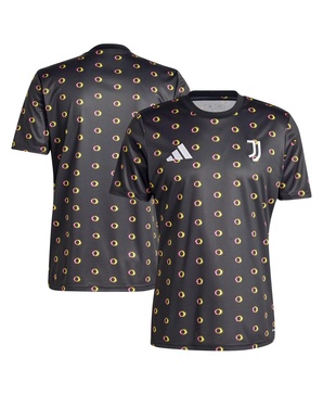 Men's Black Juventus 2024/25 Slim Fit Pre-Match Top