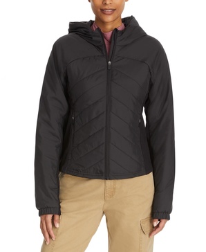 Women's Chevron-Quilted Puffer Jacket