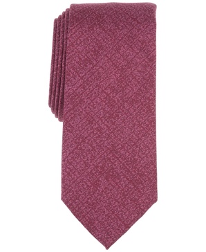 Men's Slim Crosshatch Tie, Created for Macy's 