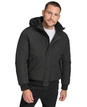 Arctic Faille Parka Bomber with Sherpa lined Hood