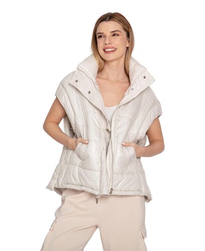 Hypnotized Quilted Puffer Vest