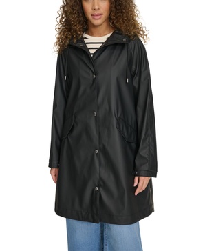 Women's Raglan Sleeve Rain Collar Jacket
