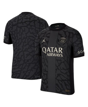 Men's Anthracite Paris Saint-Germain 2023/24 Third Match Authentic Jersey