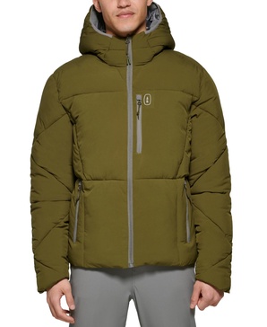 Men's Glacier Quilted Full-Zip Hiking Puffer Jacket