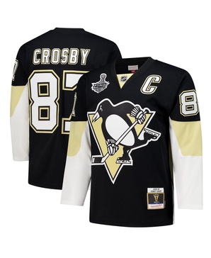 Men's Sidney Crosby Black Pittsburgh Penguins 2008-09 Power Play Jersey