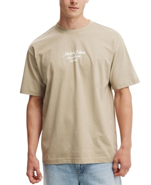 Men's Box Fit Text T-Shirt