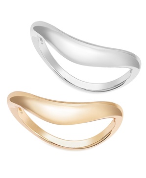 Gold and Silver Duo Stack Ring
