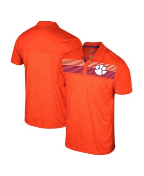 Men's Orange Clemson Tigers Big Tall Langmore Polo