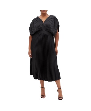 Plus Size Henley Midi Dress