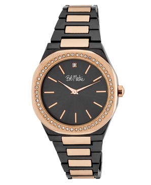 Unisex Quartz Two-Tone Rose Alloy Watch 40mm