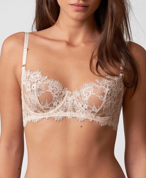 Women's Entice Unlined Underwire Lace Balconette Bra